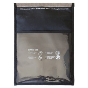 FWR Faraday Bag medium 3.Gen mit Fenster backside